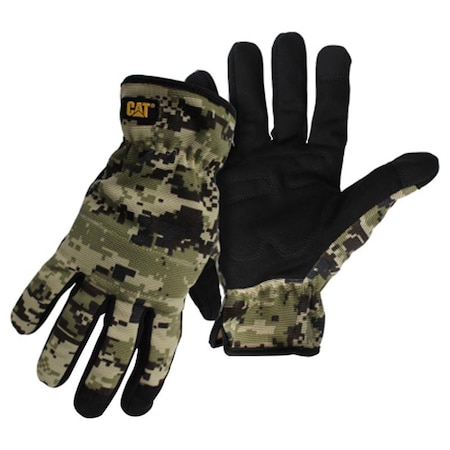 Caterpillar Cat Pro Series Men's Outdoor Utility Gloves Camouflage XL 1 pair CAT012270X